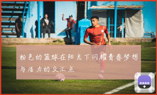 粉色的篮球在阳光下闪耀青春梦想与活力的交汇点